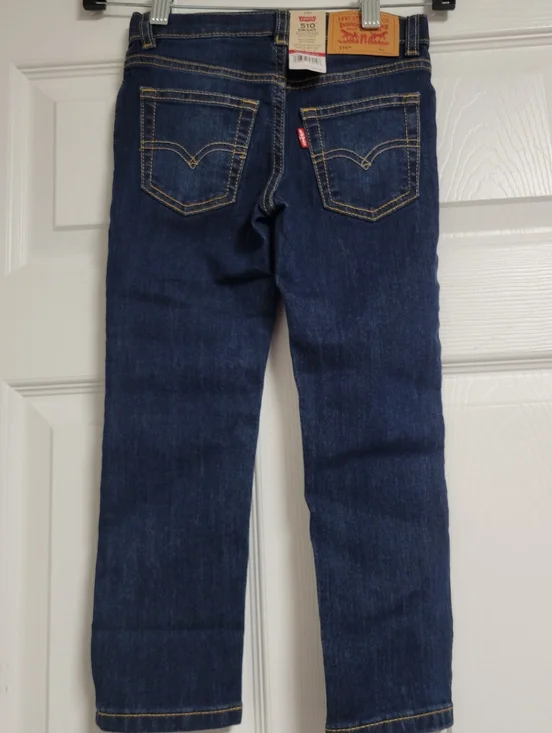 Levi's 510 NWT Skinny Fit Jeans Kids Size 4. - Picture 4 of 11